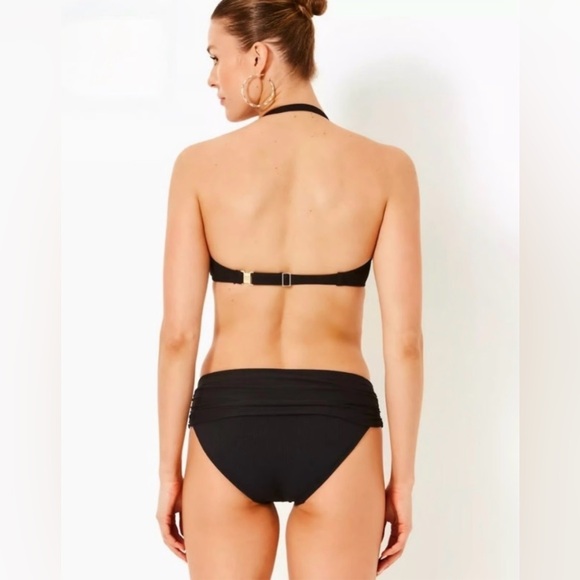 Lilly Pulitzer black womens size 16 bikini bottoms new with tag - Picture 2 of 6